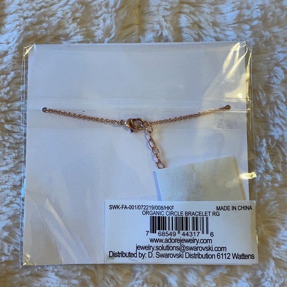 ADORE Swarovski Organic Circle Bracelet - Picture 3 of 4